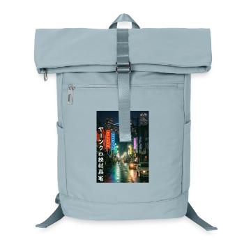 Neon Light Night City Scenes - Laptop Backpack - ice blue - Front