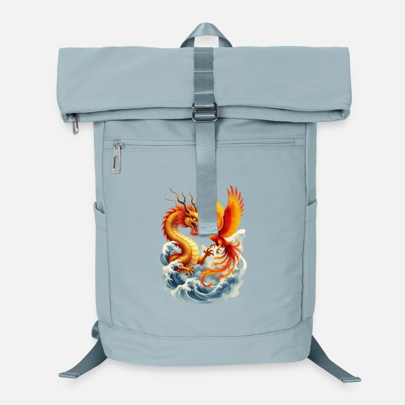Vektor "Drache" und "Phönix" Laptop-Rucksack 