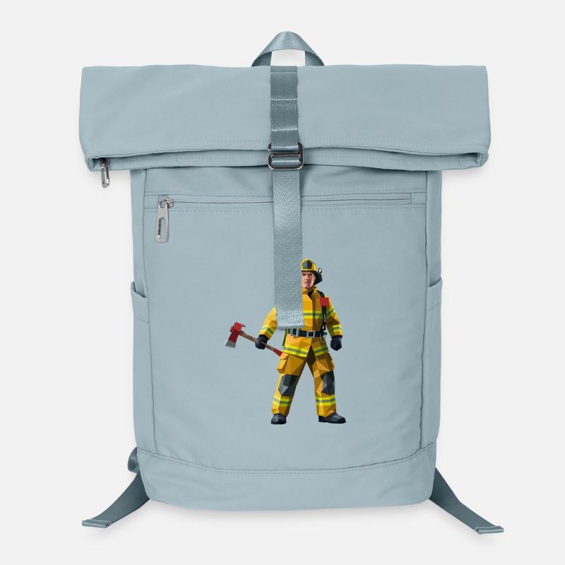 Feuerwehrmann - Cooles Helden-Logo Laptop-Rucksack 