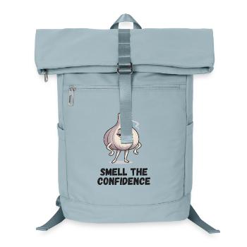 Knoblauch Selbstvertrauen Cartoon Dame Garlic - Laptop-Rucksack  - Eisblau - Vorne