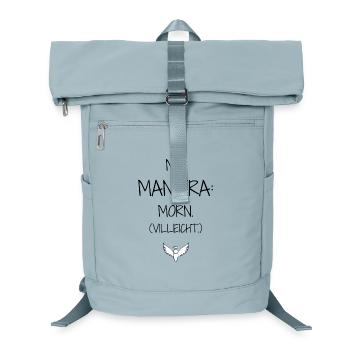 Statement Design – Irony Meets Spirituality - Laptop Backpack - ice blue - Front