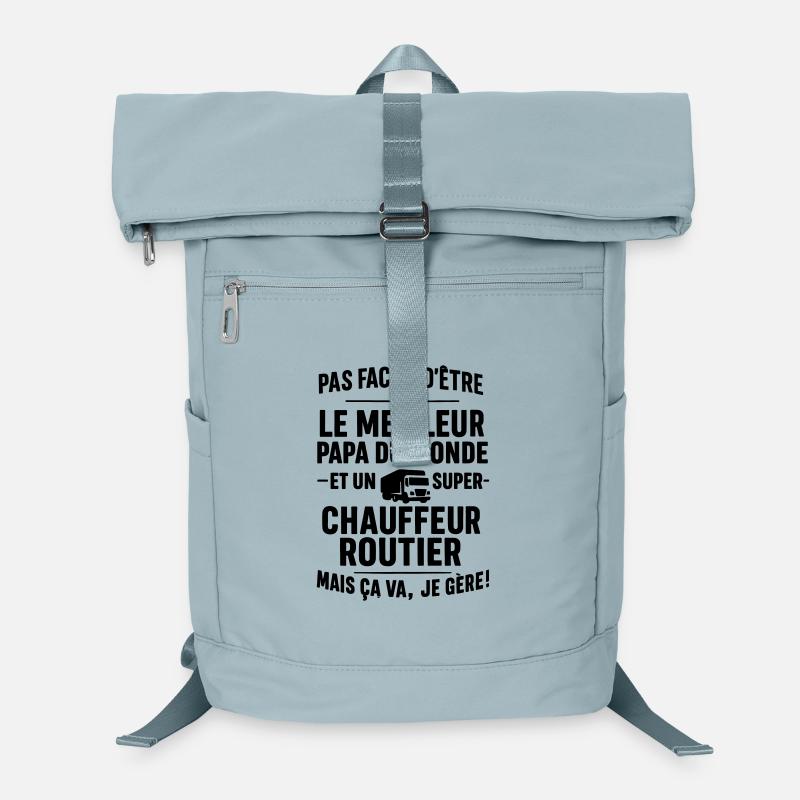 Routier – Super Papa Routier Sac à dos ordinateur