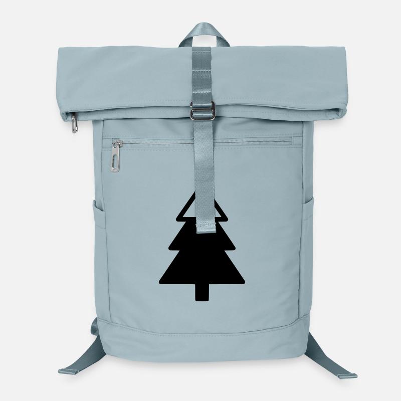Fir Tree Forest Silhouette Laptop Backpack