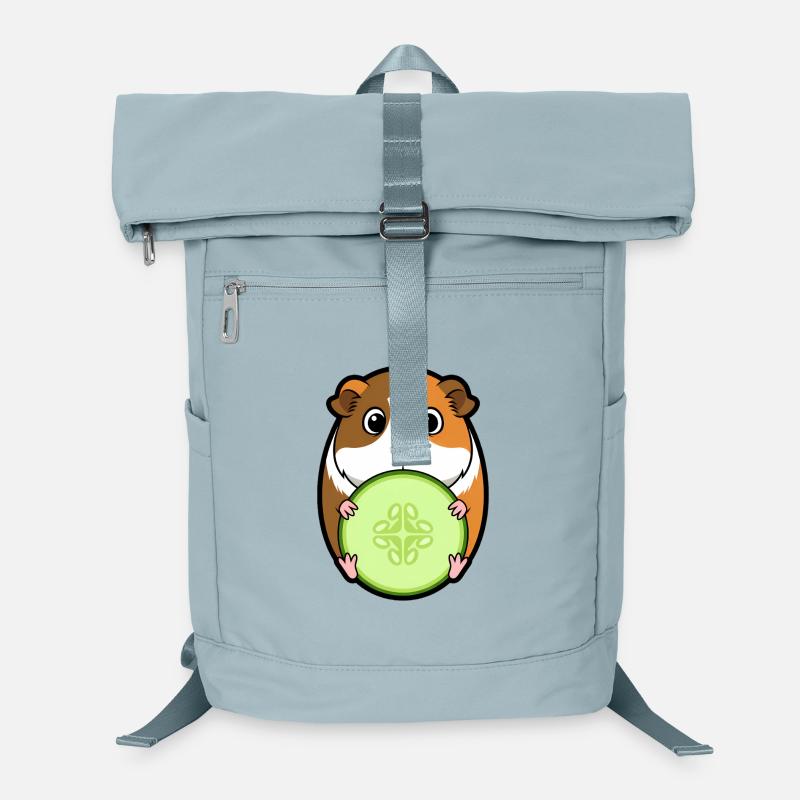 Meerschweinchen Gurke Comic Laptop-Rucksack 