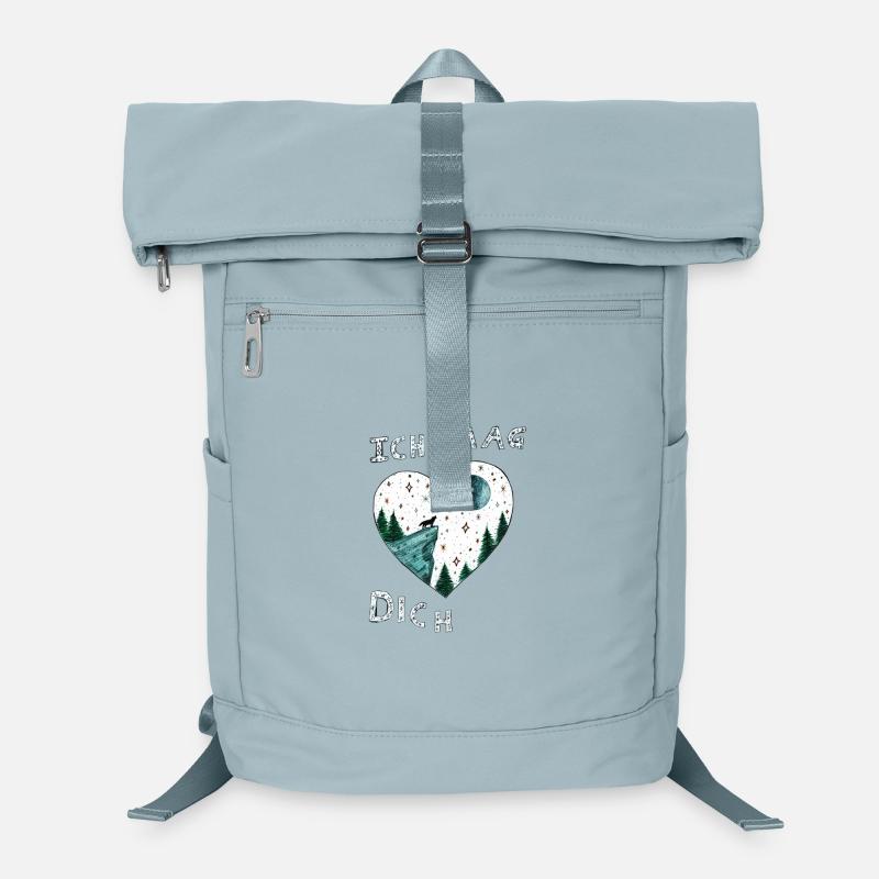 Ich Mag Dich - Herz Laptop-Rucksack 