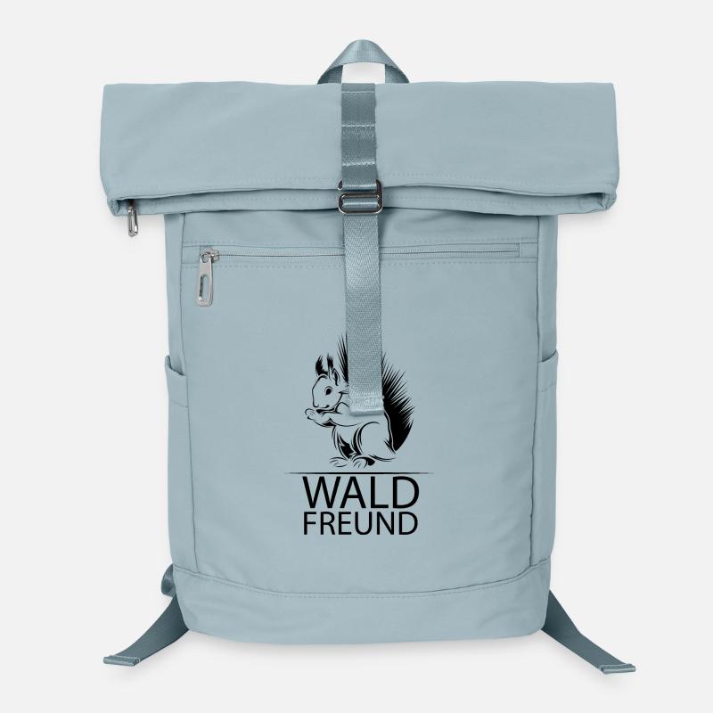 Waldfreund Eichhörnchen Wald Tiere Symbol Sprüche Laptop-Rucksack 
