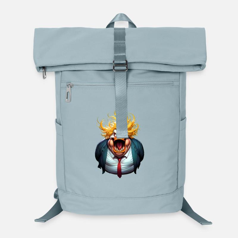 Trumpman cartoon Laptop Backpack