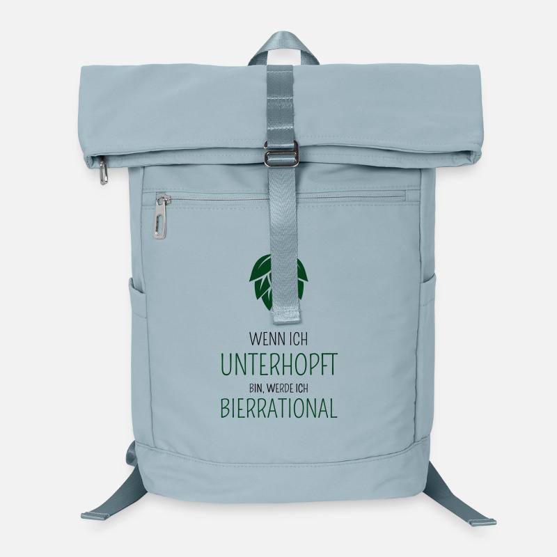 Wenn ich unterhopft bin werde ich bierrrational Laptop-Rucksack