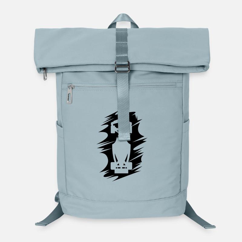 Icône d’effet de tache de course de voiture de formule icône logo Sac à dos ordinateur