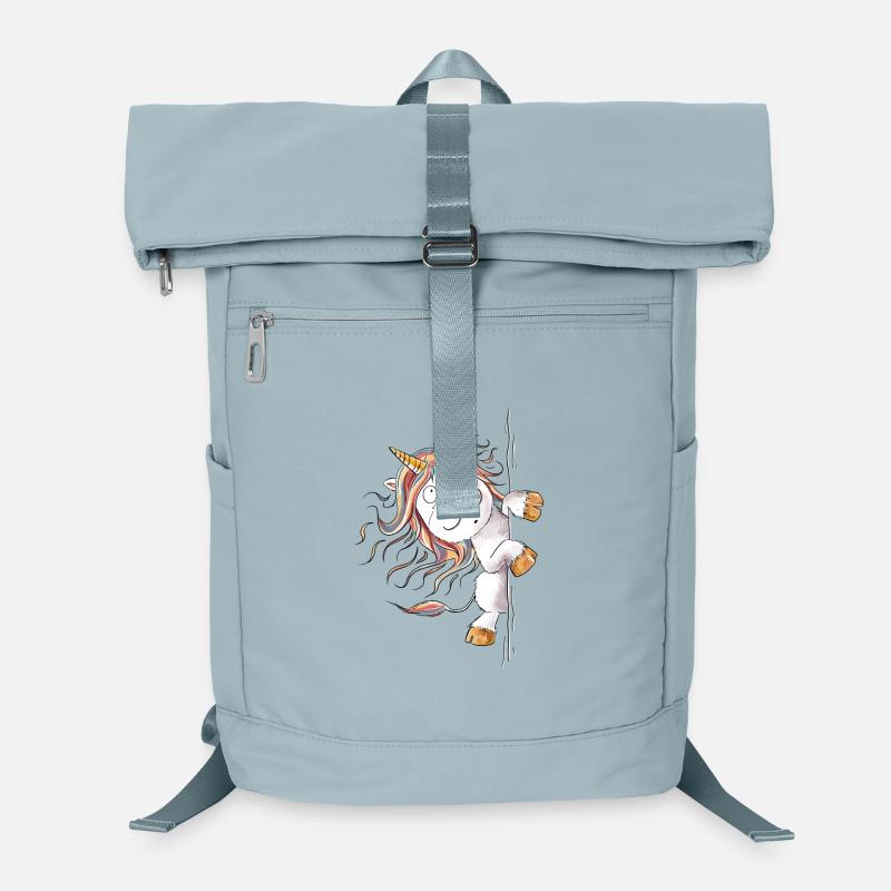 Drolliges Regenbogen Einhorn Fantasy Laptop-Rucksack 