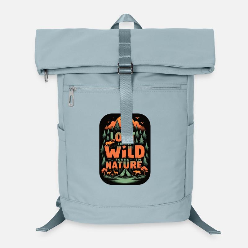 Lost in the Wild Nature Camping Laptop Backpack
