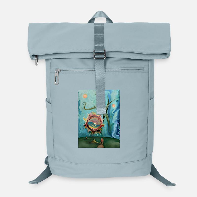 Surreal Sunlit Sea Creature Art Laptop Backpack
