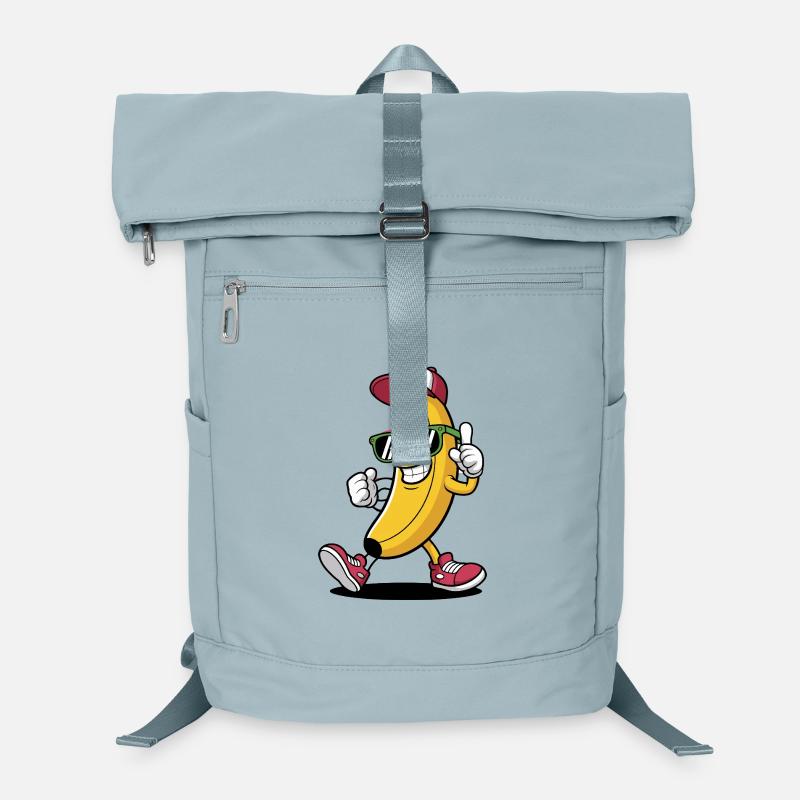 Coole Banane mit Sonnenbrille und Kappe Laptop-Rucksack 