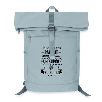 Not perfect but great cook - Laptop Backpack - ice blue - Front