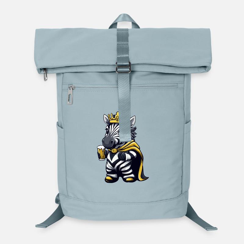 Zebra Beer King Laptop Backpack