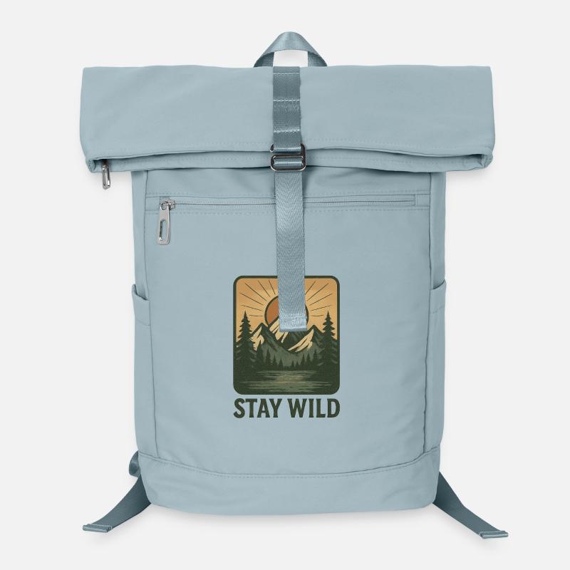 Restez sauvage Sac à dos ordinateur