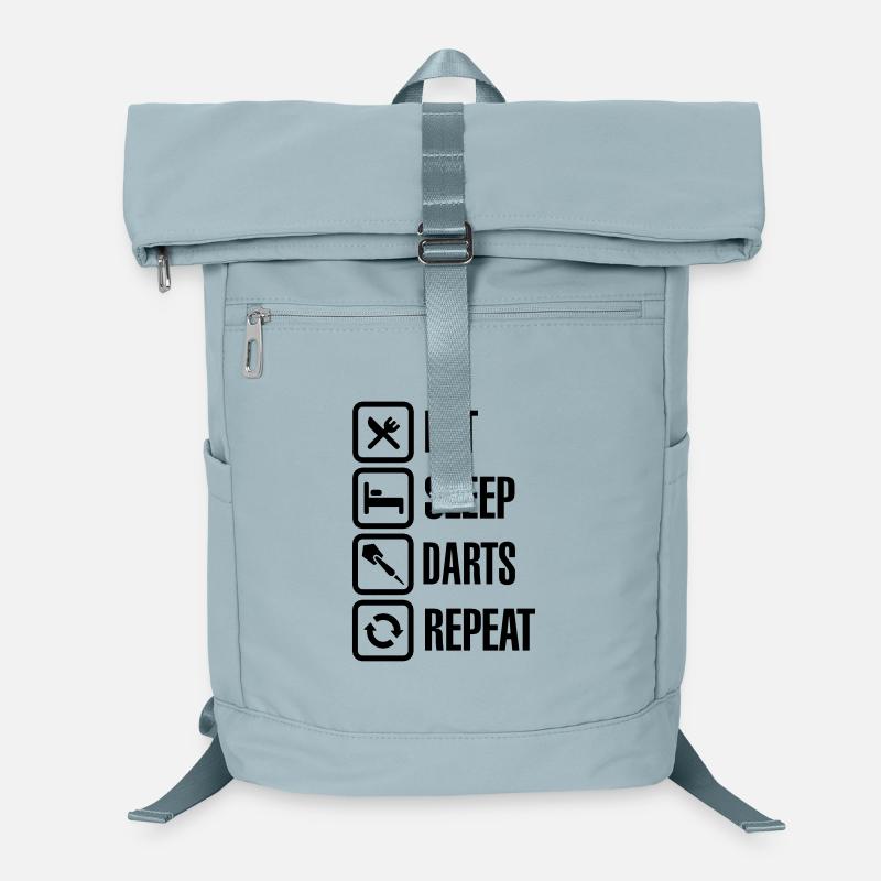 Eat - Sleep - Darts - Repeats Laptop Backpack