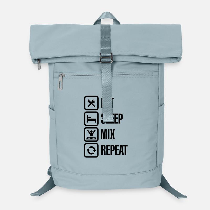 Eat Sleep Mix repeat Sac à dos ordinateur