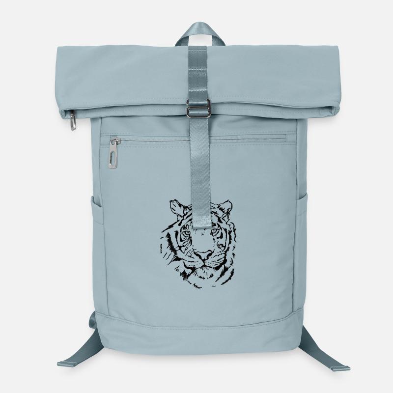 Hand-drawn tiger Laptop Backpack