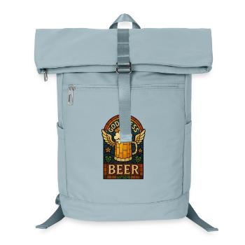 God Bless Beer - Sac à dos ordinateur - bleu glacier - Devant