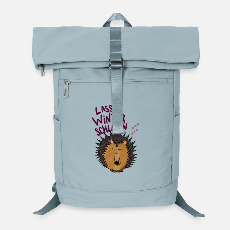 Igel im Winterschlaf Laptop-Rucksack 