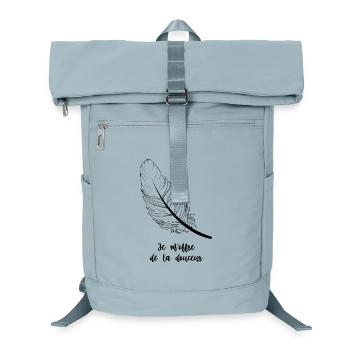 I treat myself to softness - Laptop Backpack - ice blue - Front