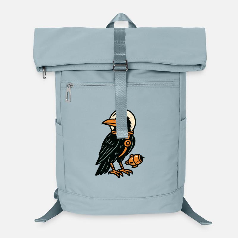 Raven Comics Style Laptop Backpack