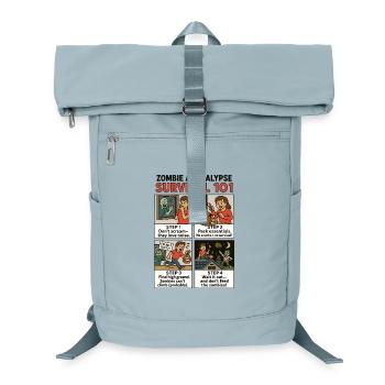 Zombie Survival Guide - Laptop Backpack - ice blue - Front
