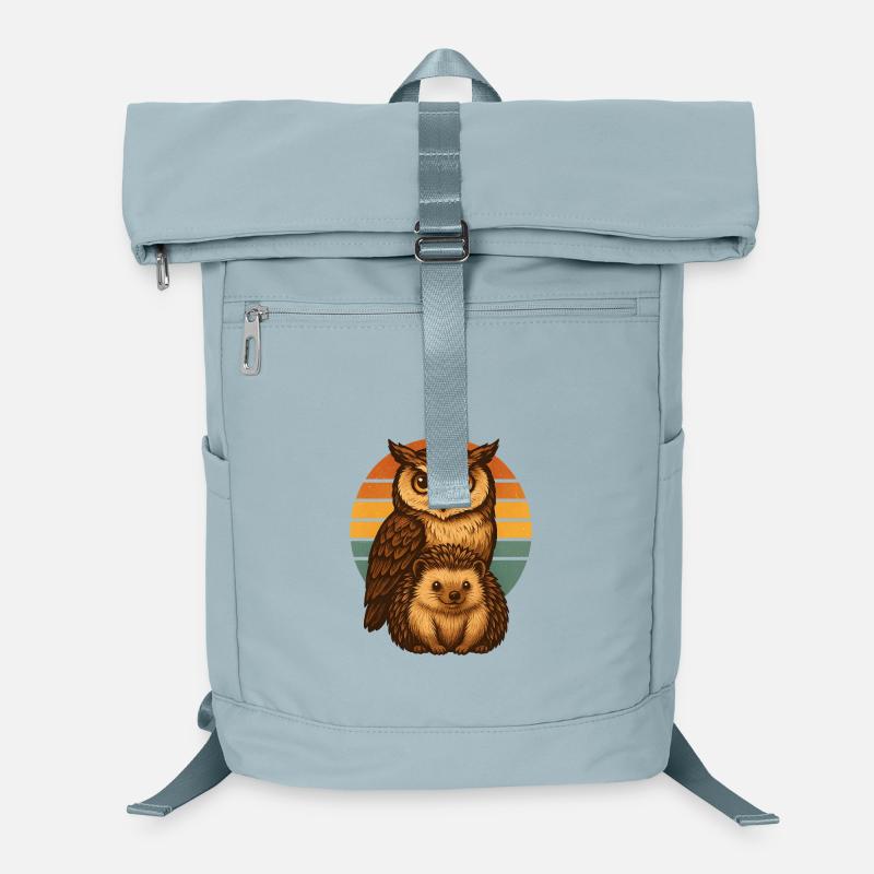 Hérisson Hibou Sac à dos ordinateur