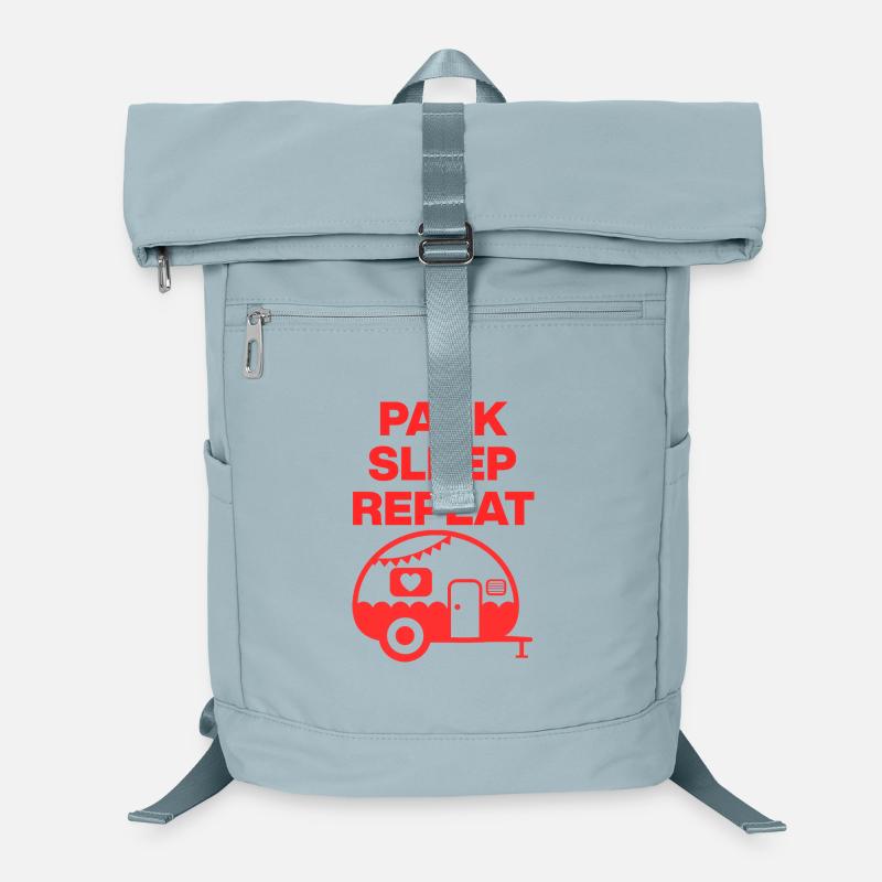Park Sleep Repeat – Caravan Love, Camper, Van Laptop-Rucksack 