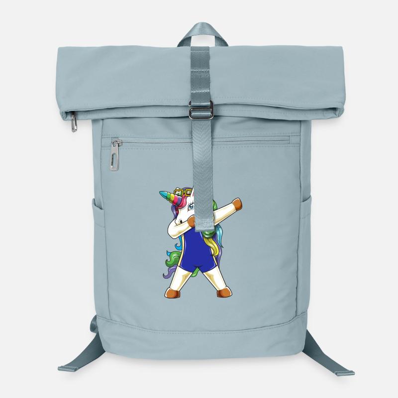 Nageur licorne drôle de nageur drôle d’été Sac à dos ordinateur