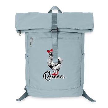 Chicken Fans - Rooster - Rooster - Silk Chicken - Organic - Laptop Backpack - ice blue - Front