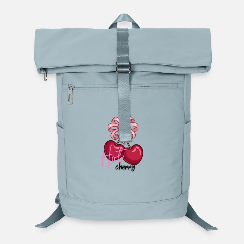 Kirschenherzen mit Schleife Laptop-Rucksack 