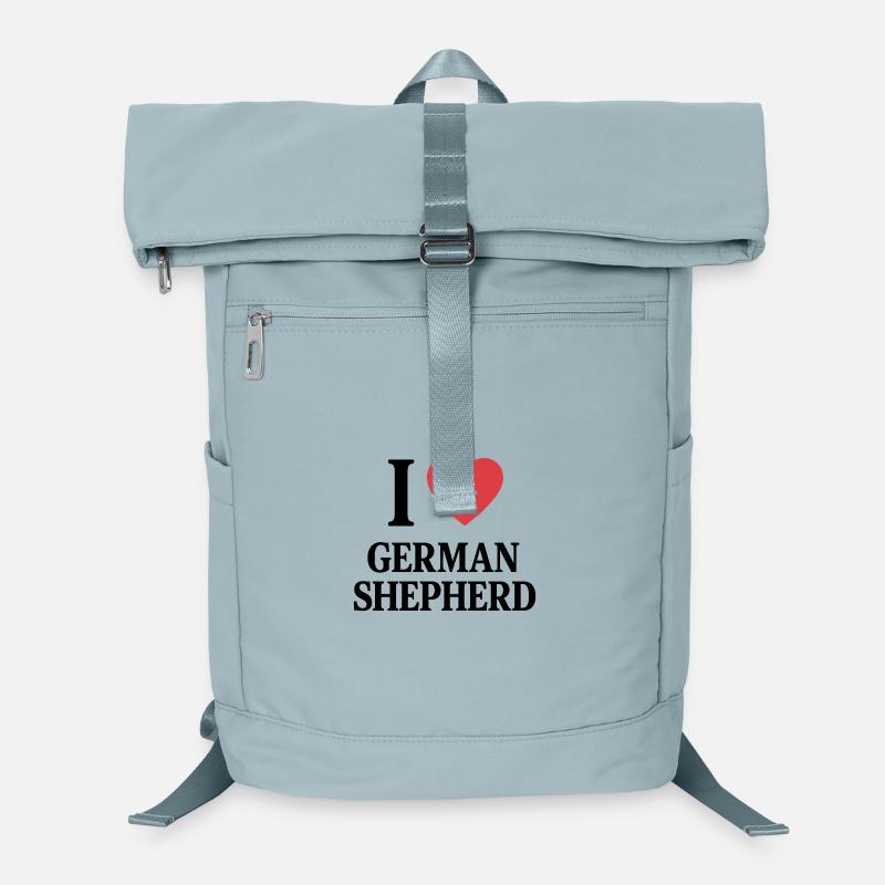I ❤️ GERMAN SHEPHERD Laptop-Rucksack 