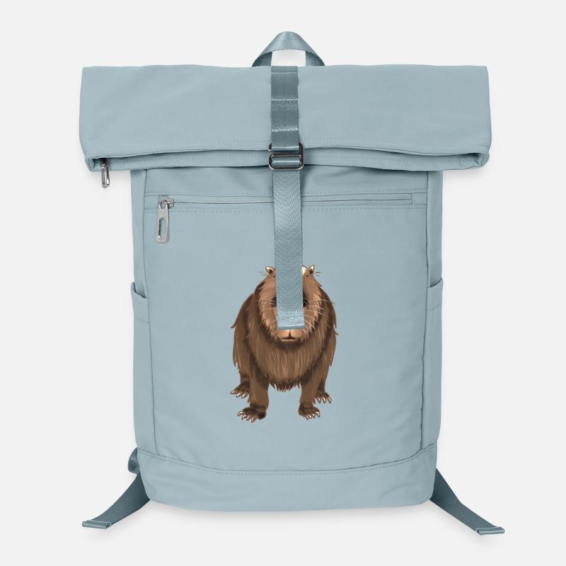 Funny capybara Laptop Backpack