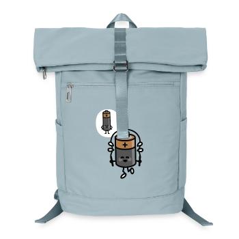Weight Loss Battery Rope Jumping Fitness Diet - Laptop Backpack - ice blue - Front