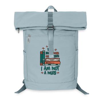 Bücher Wurm - Laptop-Rucksack  - Eisblau - Vorne