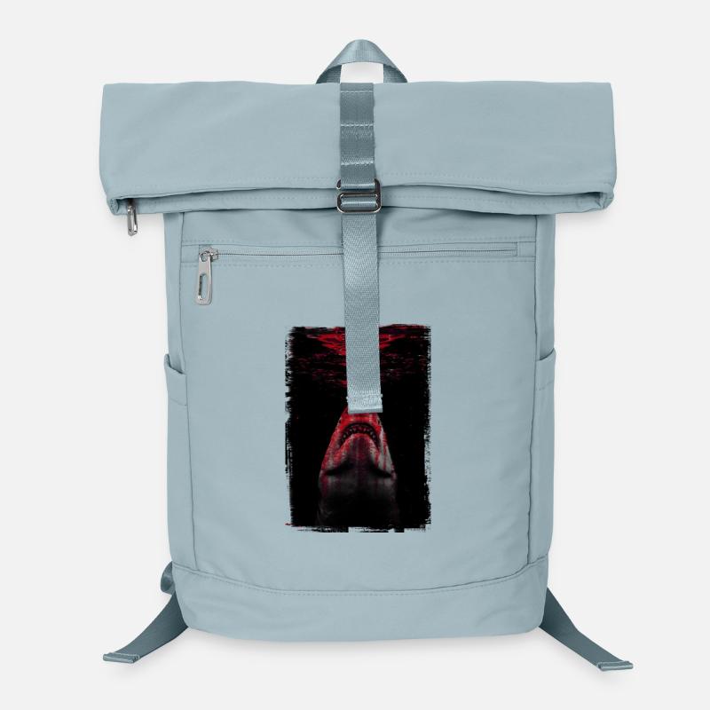 Le requin - Sac à dos ordinateur - bleu glacier