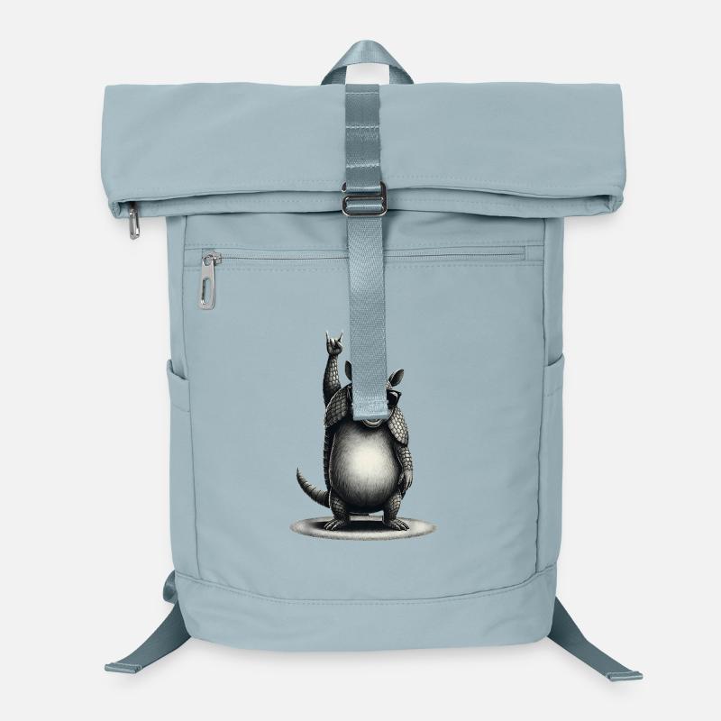 Cool Armadillo Rock Hand Design Sac à dos ordinateur