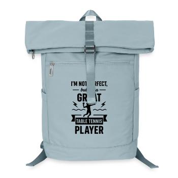 Super joueur de tennis de table drôle - Sac à dos ordinateur - bleu glacier - Devant