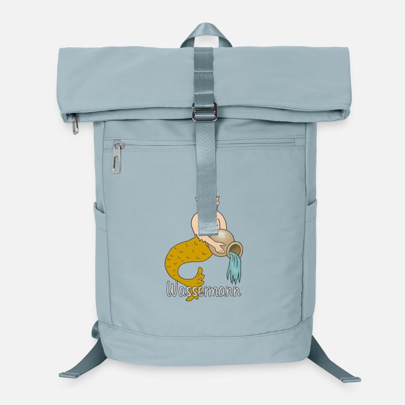 Signe du zodiaque Verseau avec une cruche Sac à dos ordinateur