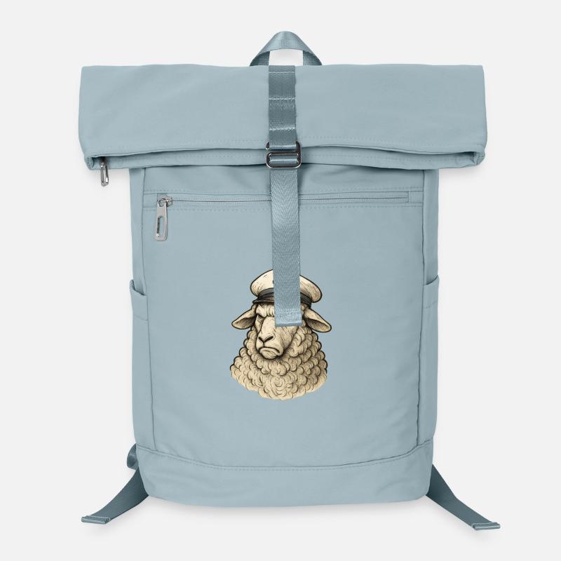 Capitaine de mouton au look ancre Sac à dos ordinateur