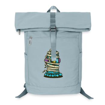 Alien wrapped in bandages - Laptop Backpack - ice blue - Front