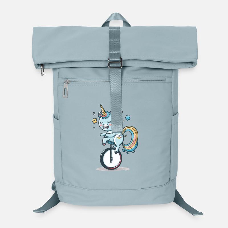 Unicorn on a unicycle – a colourful dream Laptop Backpack
