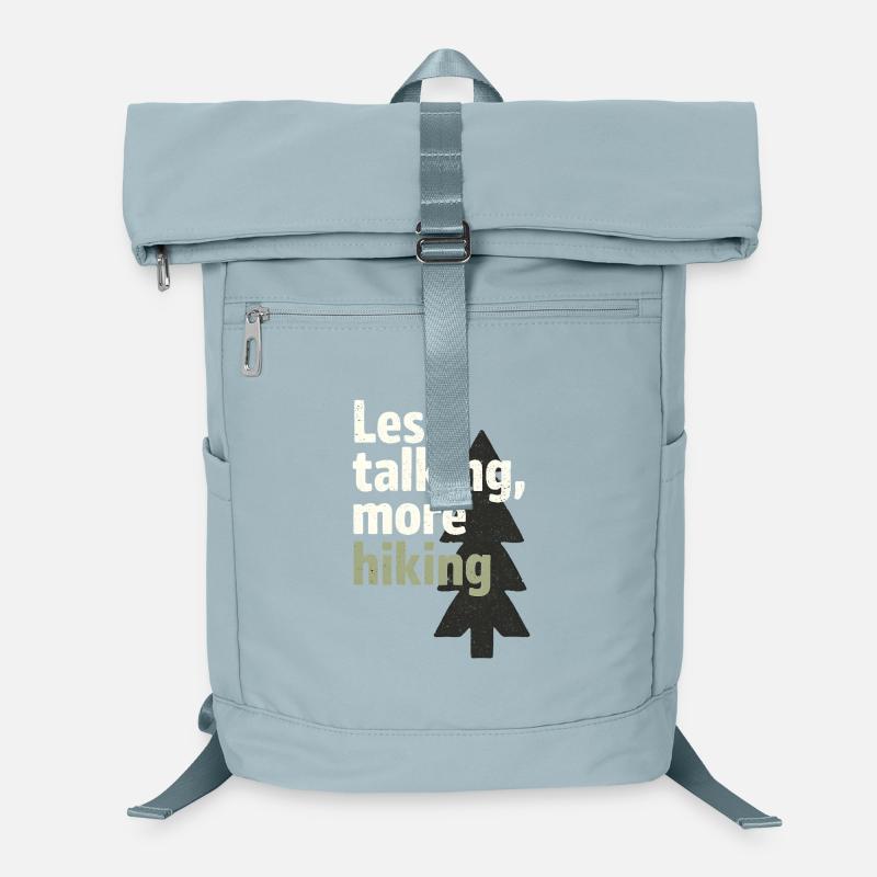 Less talking, more hiking Laptop Backpack