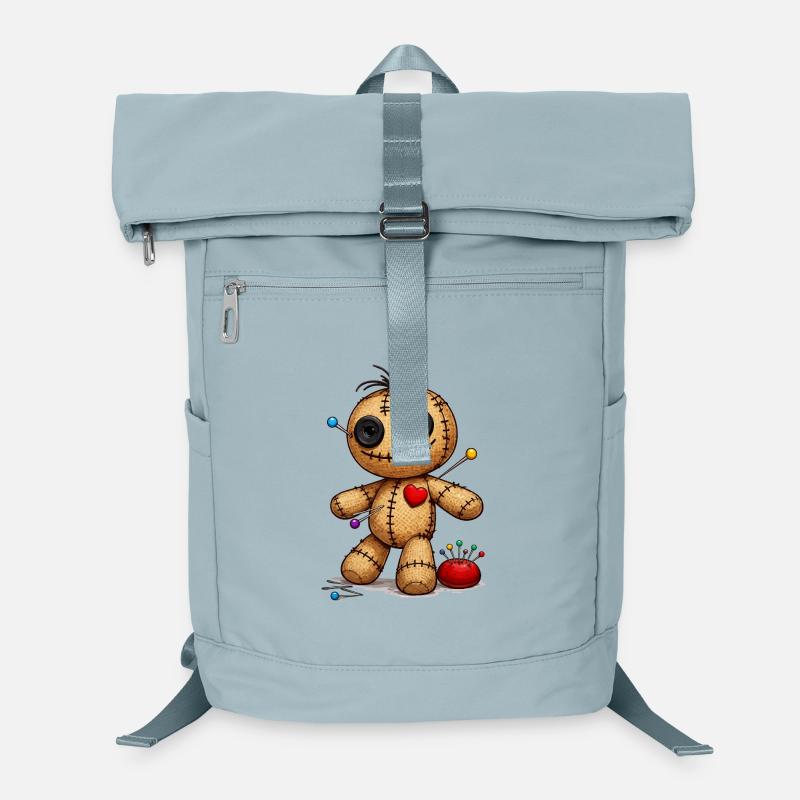 Voodoo doll with needles Laptop Backpack
