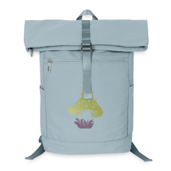 Fantasy mushroom - Laptop Backpack - ice blue - Front