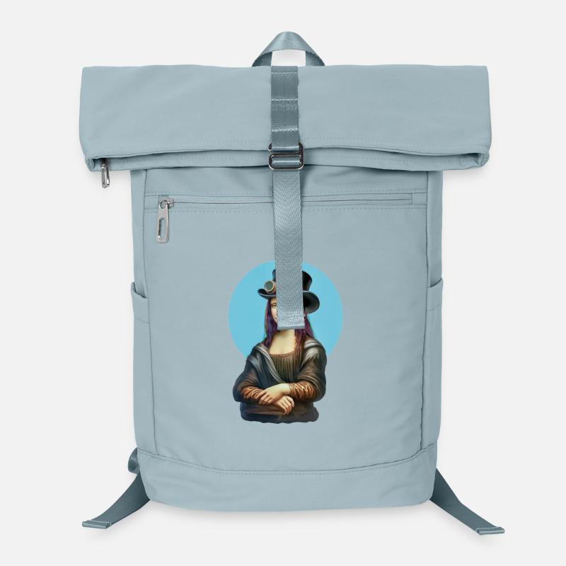STEAM MONA - steam punk'n'roll - Sac à dos ordinateur - bleu glacier