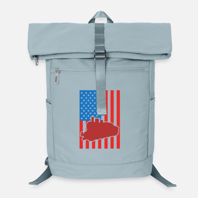 Drapeau du chemin de fer des États-Unis Sac à dos ordinateur