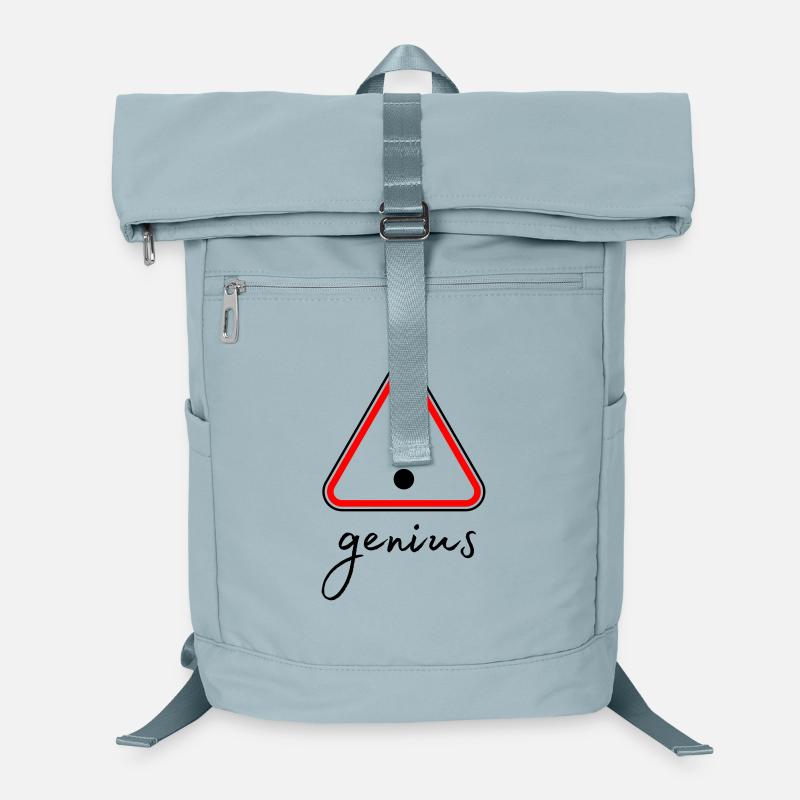 Minimalist Red Triangle Laptop Backpack